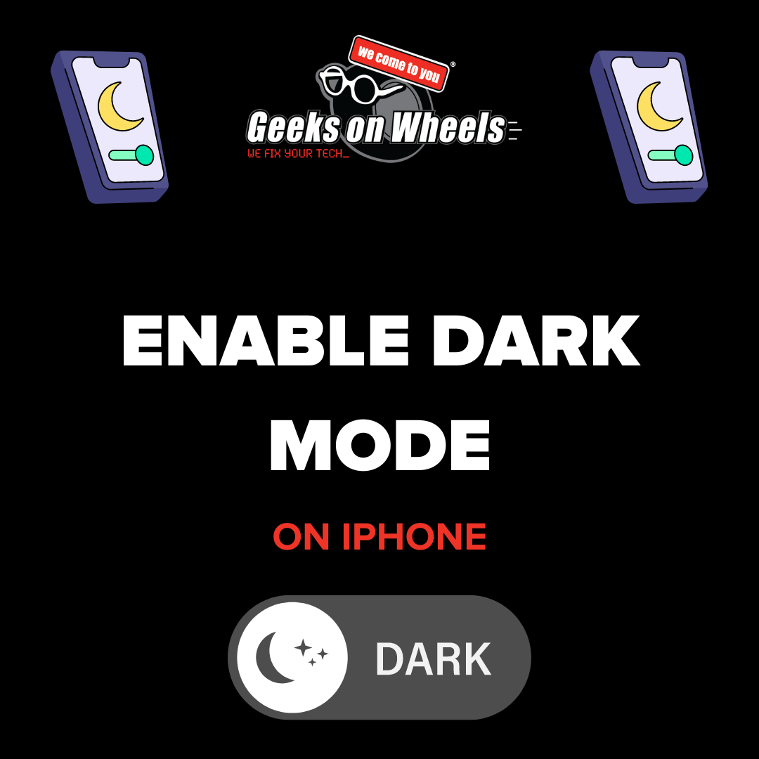 How to enable dark mode iPhone