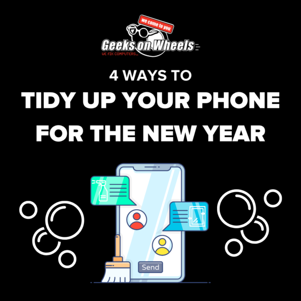 Get organised: 4 ways to tidy up your phone for the New Year