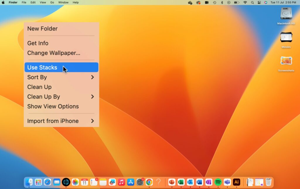 Using Stacks on Mac