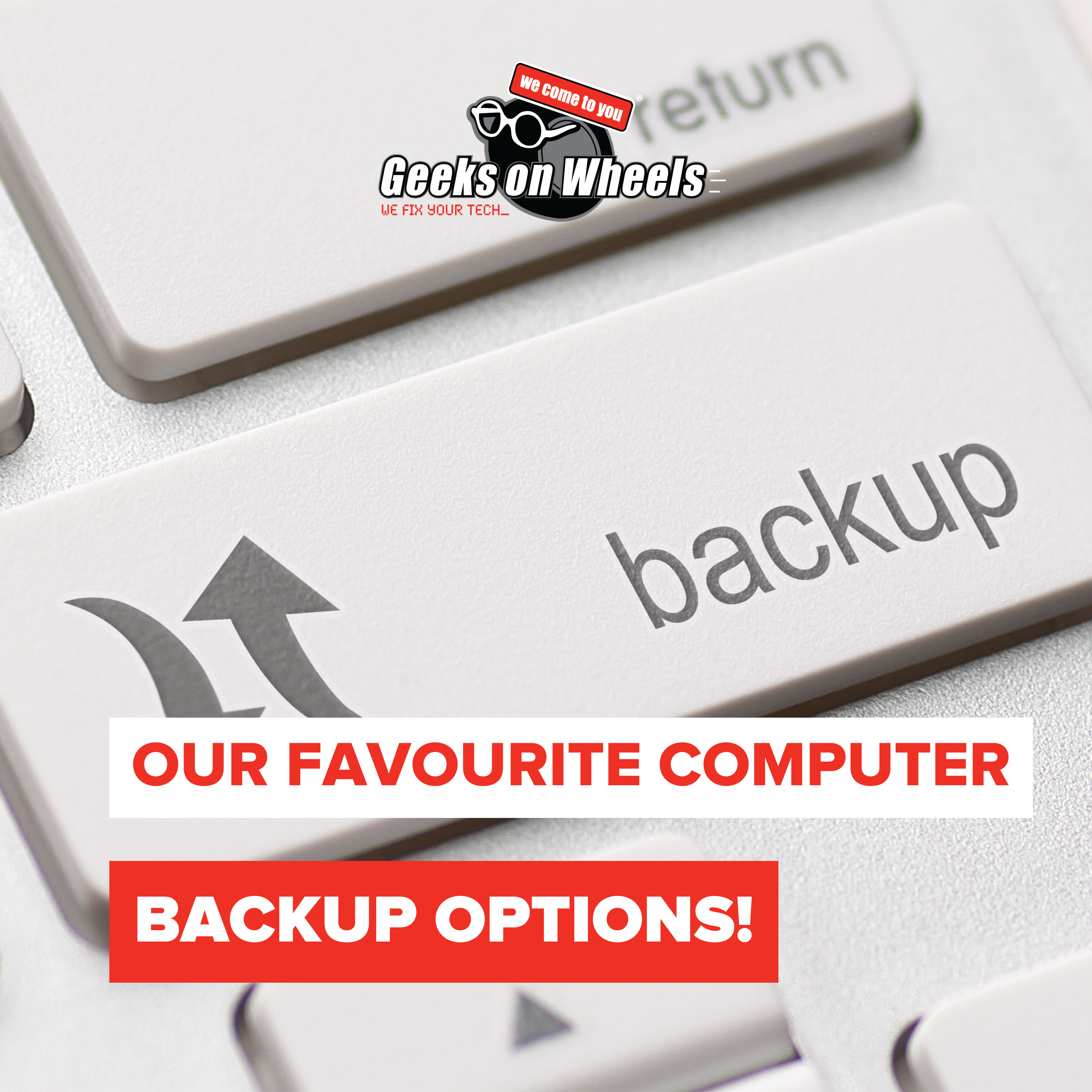 Different computer backup options