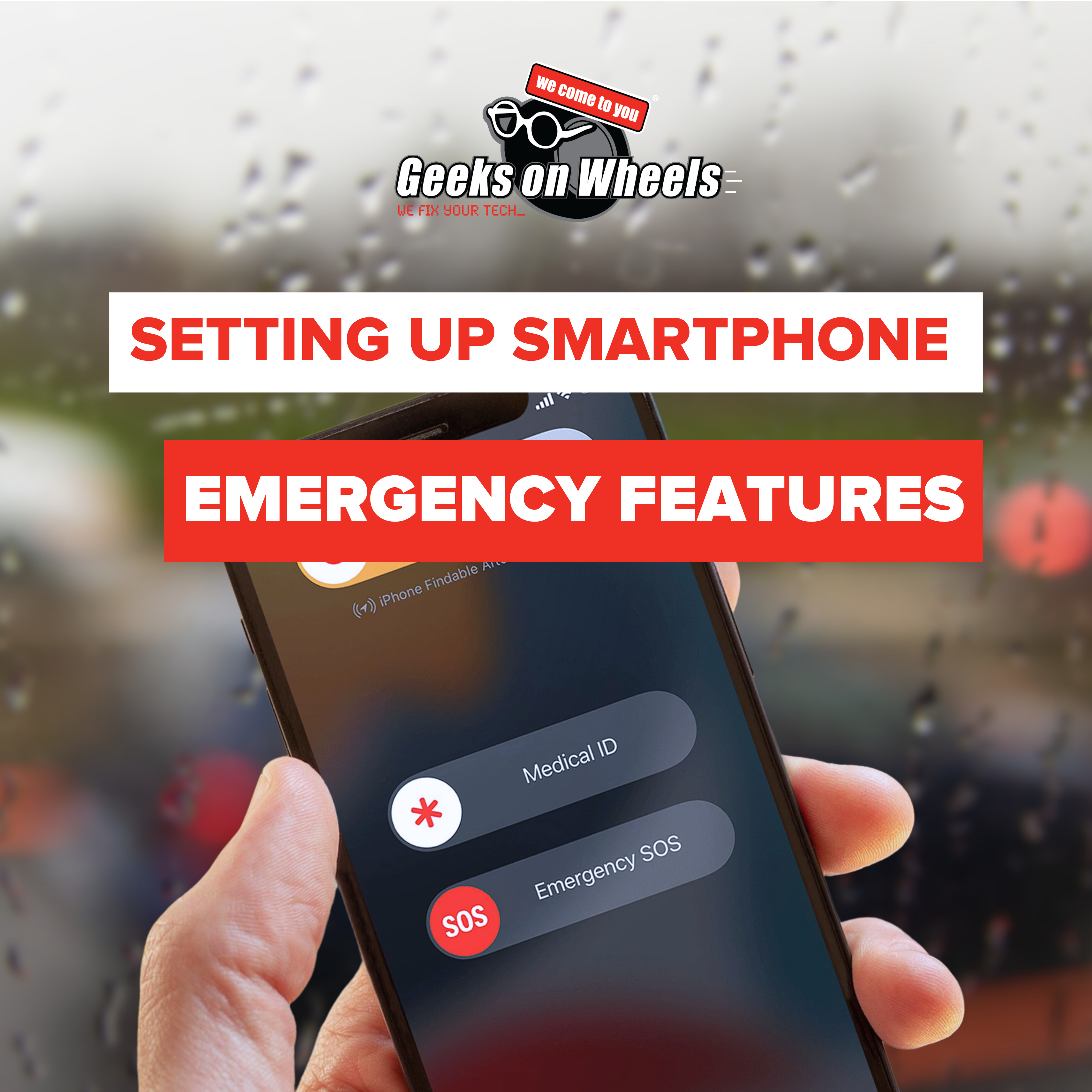 Setting up smartphone emergency features