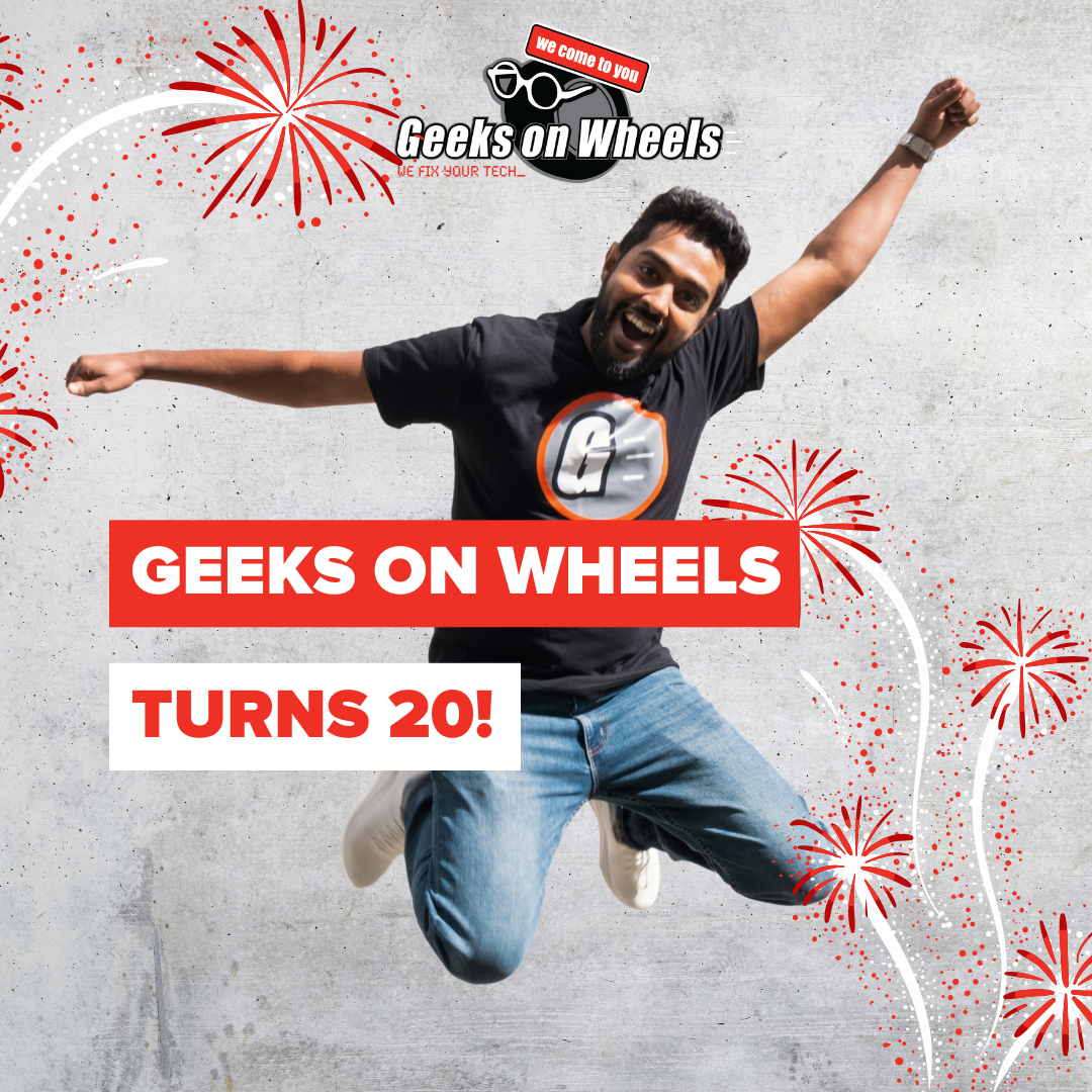 Geeks on Wheels is turning 20!