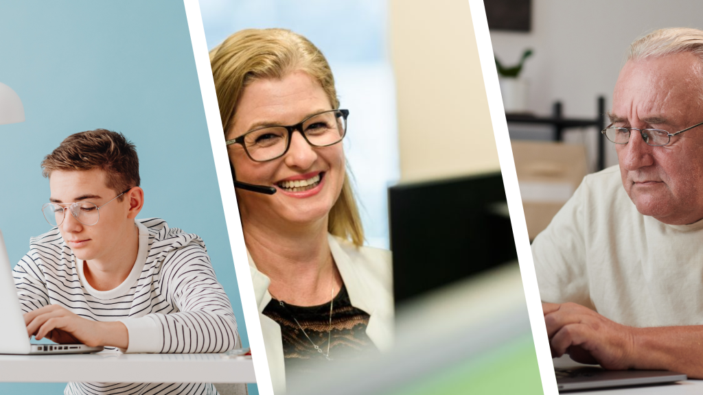 Different types of people who use refurbished or second-hand computers